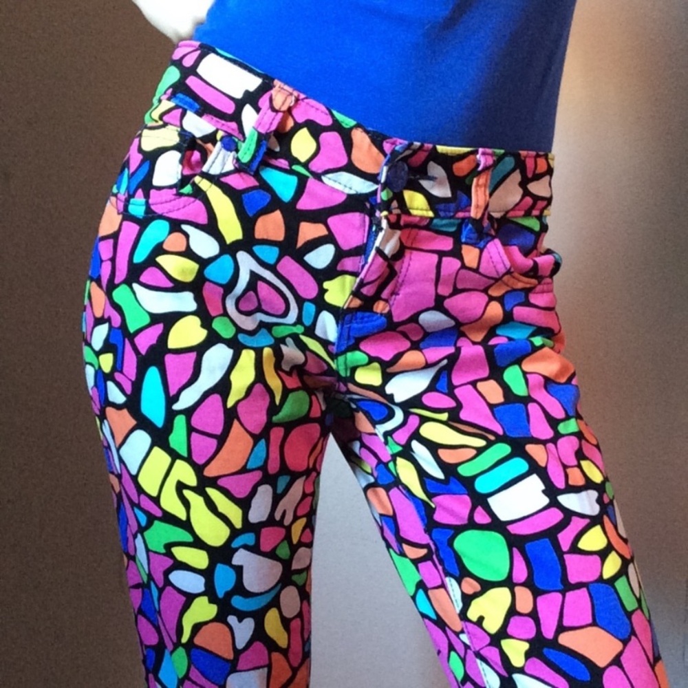 Nanette Lepore Pants Rainbow Multicolored